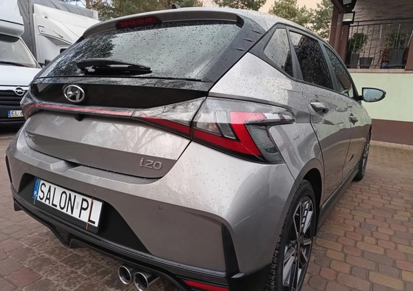 Hyundai i20 cena 61999 przebieg: 27000, rok produkcji 2022 z Biała Piska małe 781